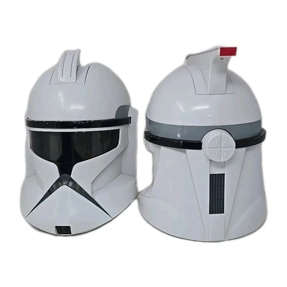 Star Wars Storm Trooper Helmet C042A Hasbro 2008 Talking Voice Changer Works H1b